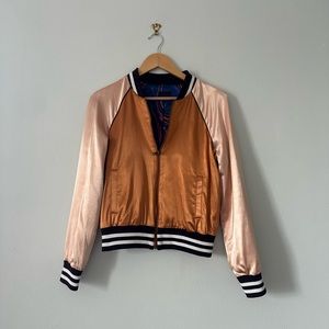 MOTHER Letterman Zip Jacket - Size Small